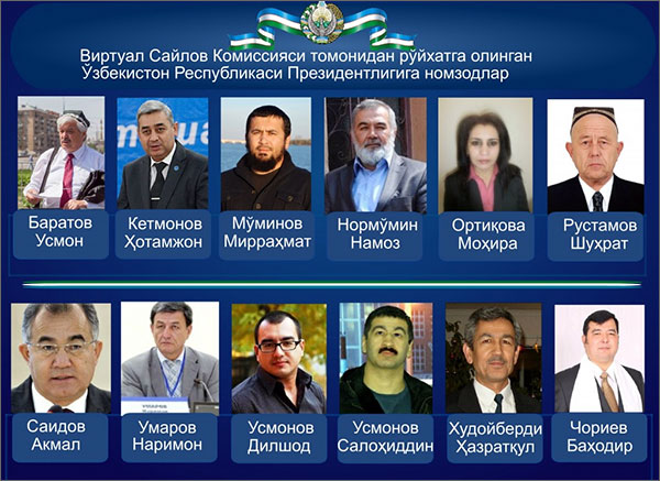 Кандидаты в президенты, признанные оппозицией