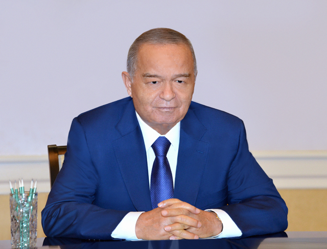 Ислам Каримов. Фото и обработка УзА, 2015