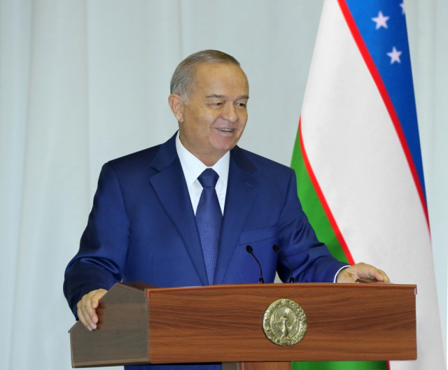 Предвыорное выступление Ислама Каримова