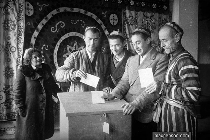 Выборы в Узбекистане, 1937 год. Фото - Макс Пенсон