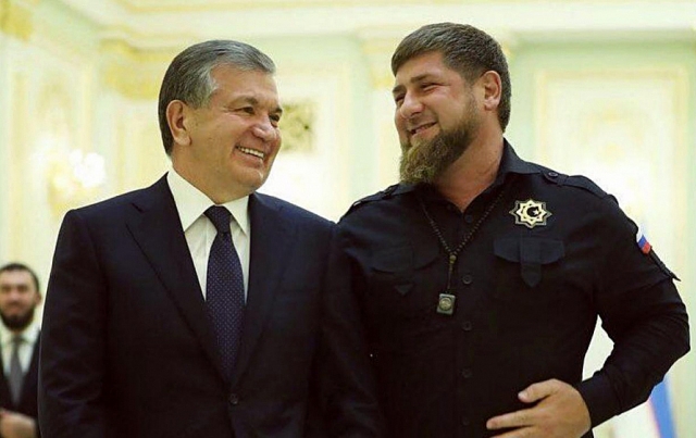 Шавкат Мирзиёев и Рамзан Кадыров