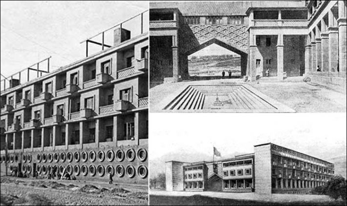 Старые фотографии здания техникума с сайта Mytashkent.uz