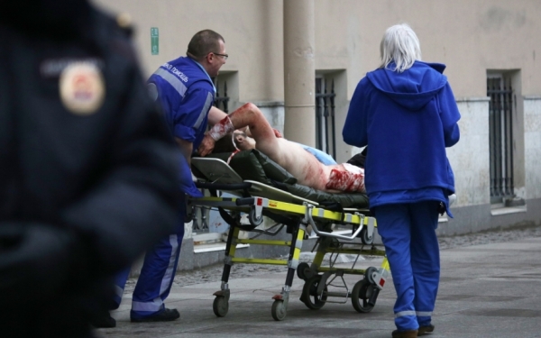 Последствия теракта. Фото Антона Ваганова. Reuters