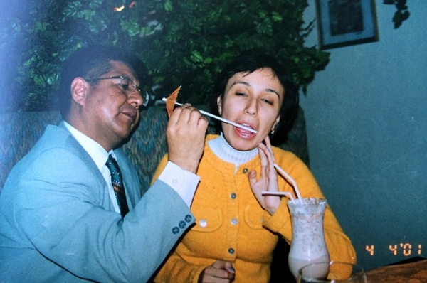 Со старшей дочерью Кристиной