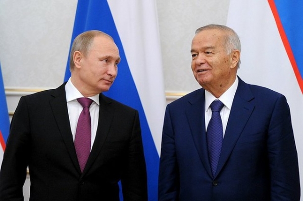 Президенты Владимир Путин и Ислам Каримов, 2014 год. Фото РИА Новости. Михаил Климентьев