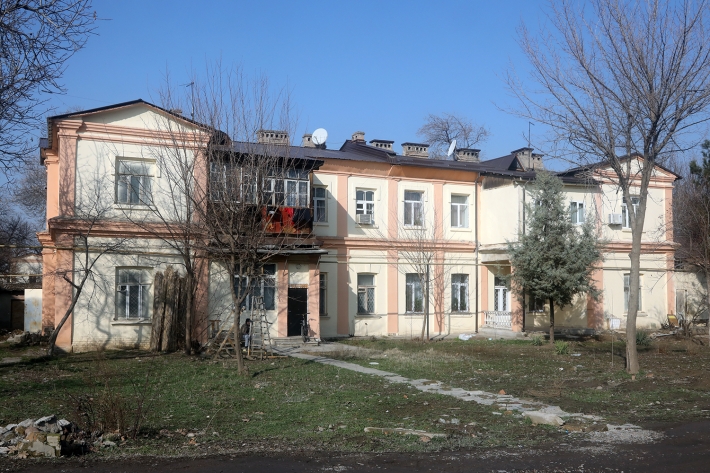 Дома бывшего военного городка в Ташкенте, январь 2019