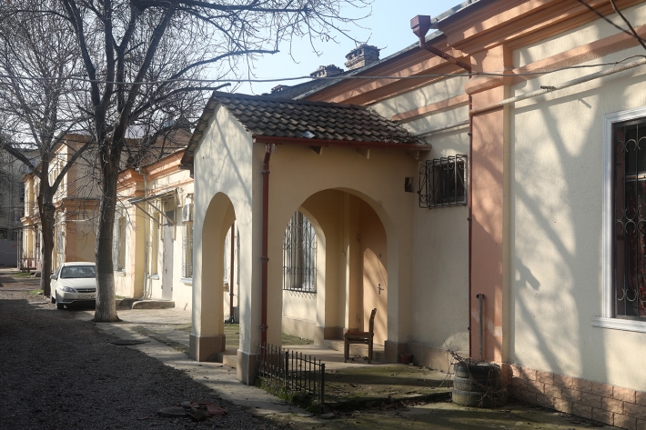 Дома бывшего военного городка в Ташкенте, январь 2019