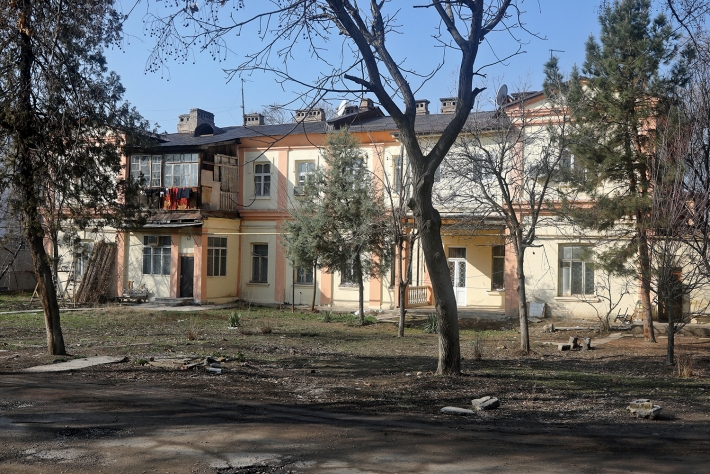 Дома бывшего военного городка в Ташкенте. Январь, 2019