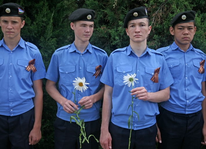 Ташкент, Волгоградское мемориальное кладбище, 9 мая 2015