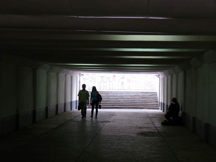 Подземный переход возле Детского мира, 2011 год